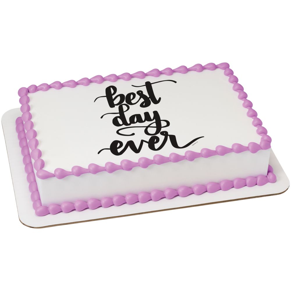Image Cake Best Day Ever