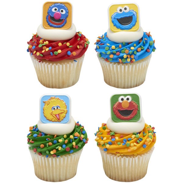 Sesame Street® Bright & Fun Cupcake Rings