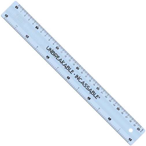 Unbreakable Ruler 12"
