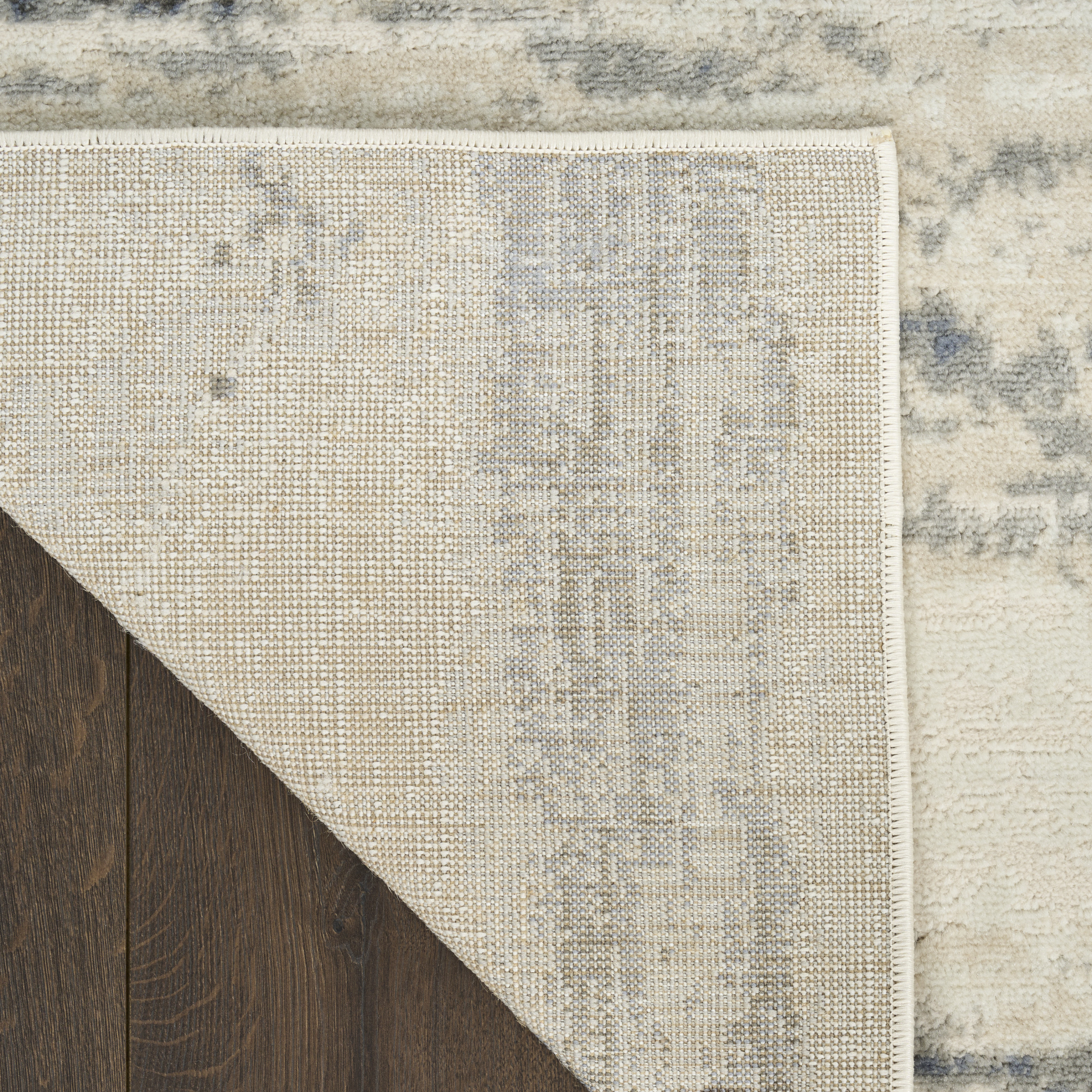 Nourison Serenity Home 9' x 12' Blue Multicolor Modern Indoor Rug