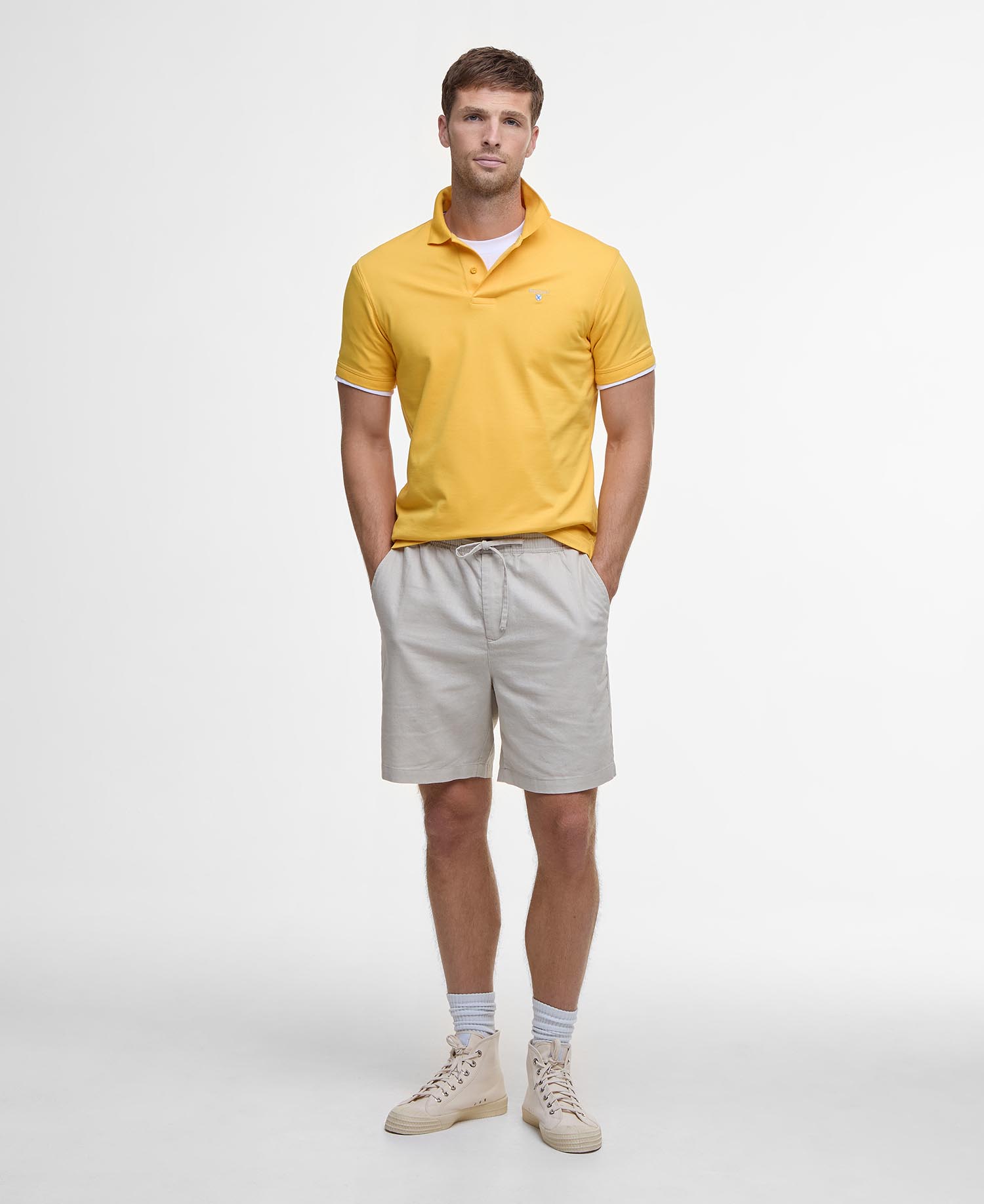 Cotton Linen Relaxed Shorts image number 0