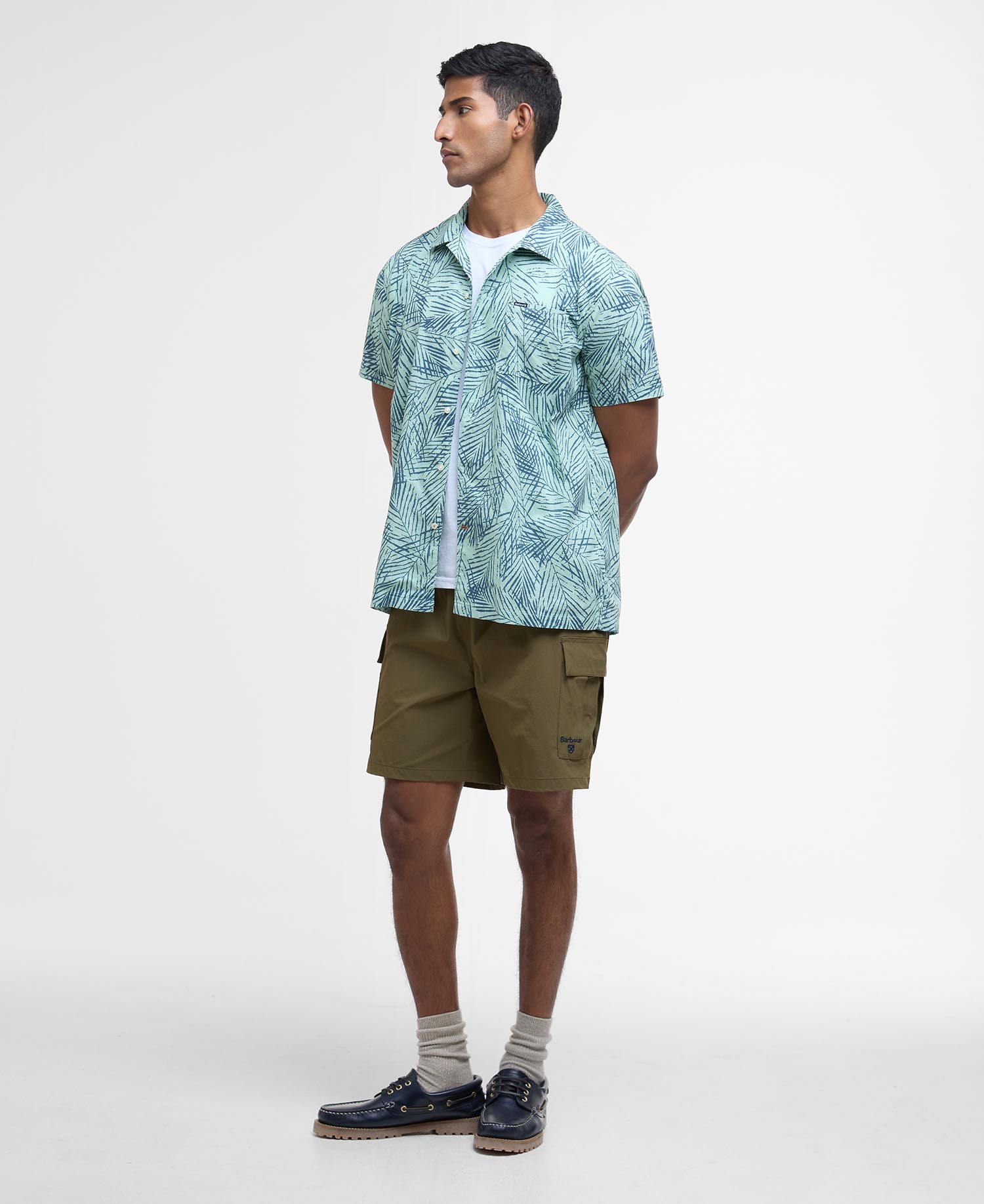 Falmouth Printed Regular Short-Sleeved Shirt image number 1