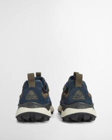 Barbour x Flower Mountain Yamano 3 Uni Trainers Navy Olive