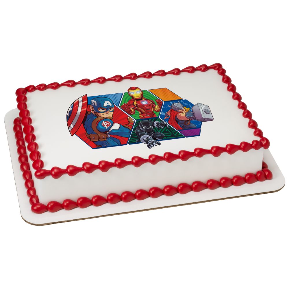 Image Cake MARVEL Adventures Battle