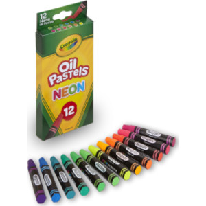 Oil Pastels, Neon, Pack of 12