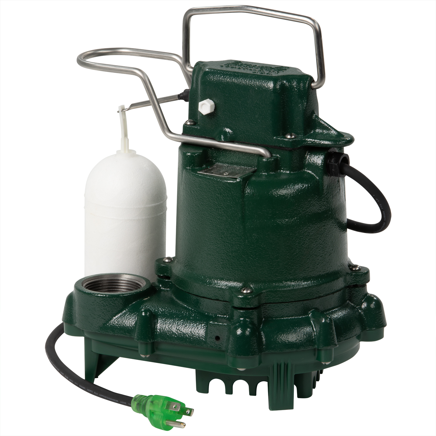 Zoeller 53-0001 M53 Sump Pump with LED Plug and 9′ Cord