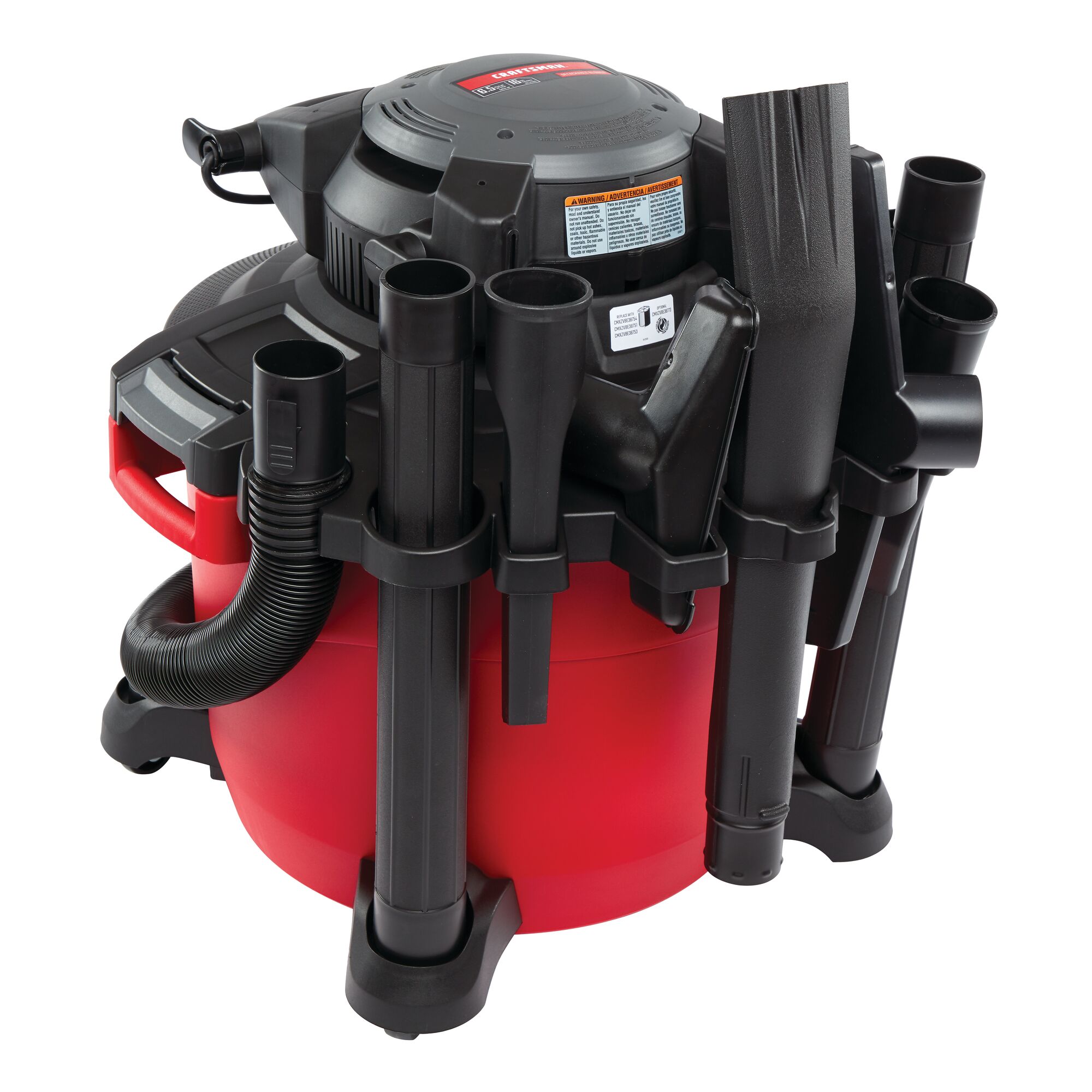View of CRAFTSMAN Vacuums: Wet/Dry Shop Vac highlighting product features
