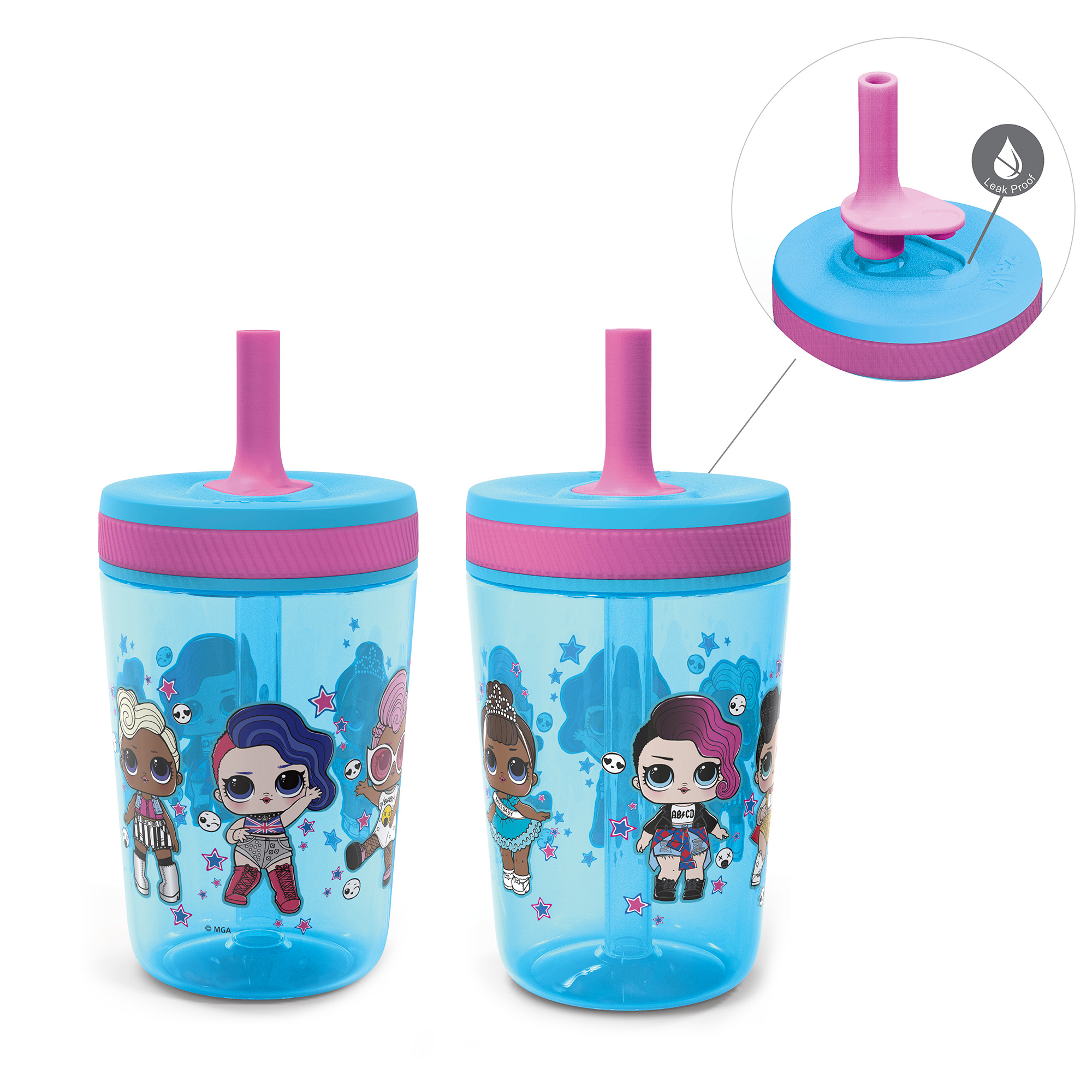 L.O.L. Surprise! 15 ounce Plastic Tumbler with Lid and Straw, Assorted LOL Surprise Babies, 2-piece set slideshow image 1 L.O.L. Surprise! 15 ounce Plastic Tumbler with Lid and Straw, Assorted LOL Surprise Babies, 2-piece set slideshow image 1