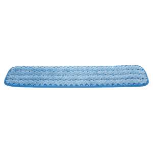 Rubbermaid Commercial, HYGEN, Microfiber Hook & Loop Mop, 24"W, Blue
