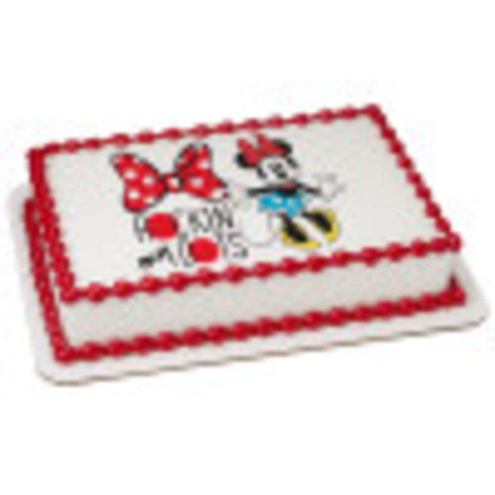 Image Cake Mickey Mouse & Friends Minnie Rockin' My Dots