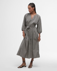 Suri Midi Dress Dark Navy/Light Sand