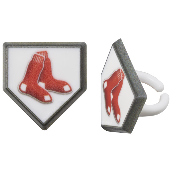 MLB® Home Plate Team Logo Cupcake Rings