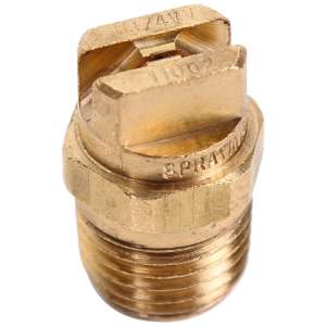 TBTJ4VB11002, Timbucktoo Manufacturing Inc, V Jet Spray Nozzle 0.25In Brass