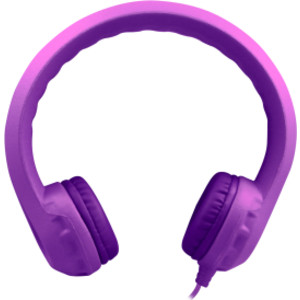 Flex-Phones Single Construction Foam Headphones - Purple