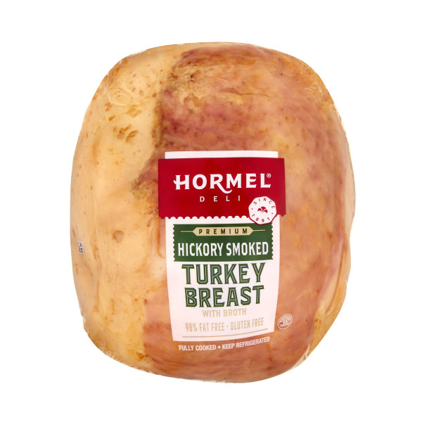 HORMEL(r) Turkey Breast, Hickory Smoked, 2 pc . C1CB - Front Center Inner Pack (Hi Res)