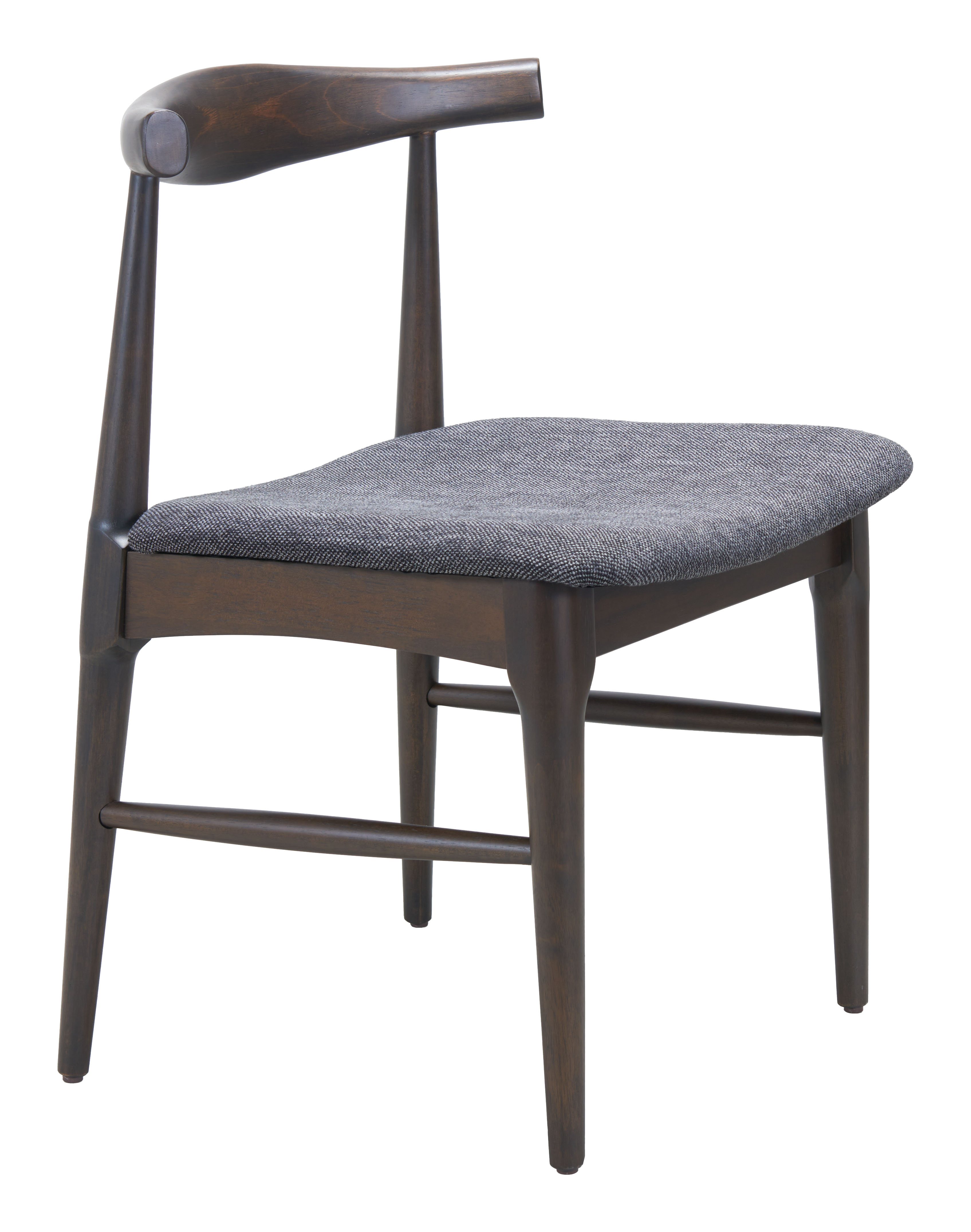 Tuzka Dining Chair (Set of 2) Gray & Espresso product image