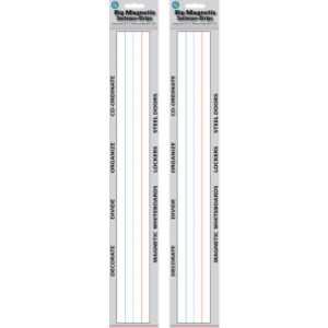 Big Magnetic Sentence Strips, 3" x 24", 5 Per Pack, 2 Packs