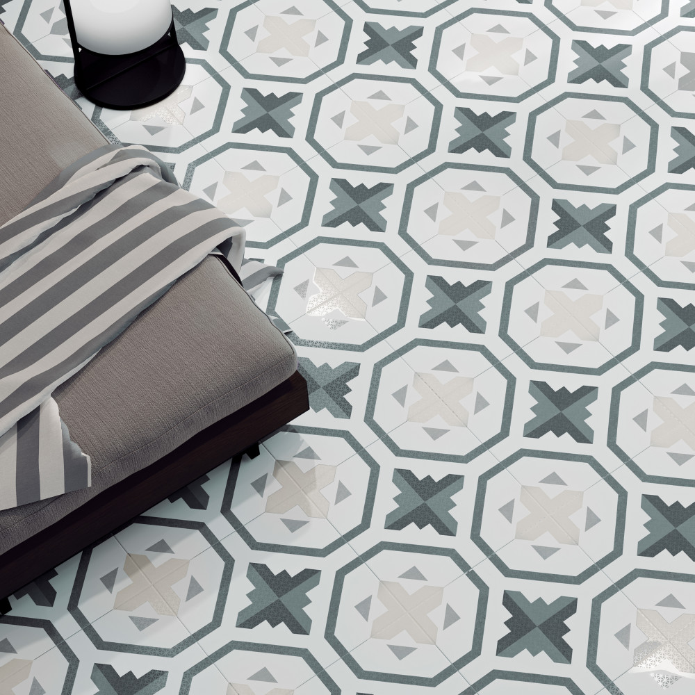 Sample – Prisma Anthracite Porcelain Floor and Wall Tile