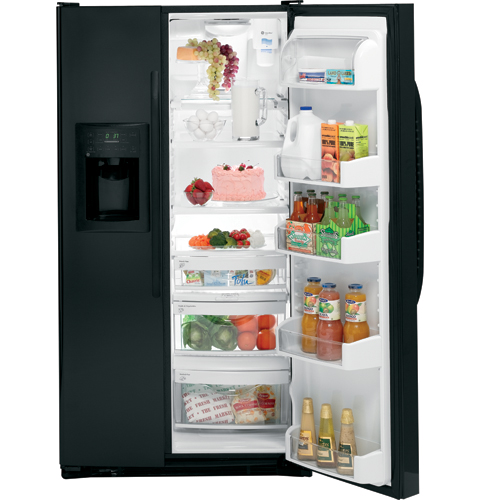 GE® 25.4 Cu. Ft. Side-By-Side Refrigerator with Dispenser