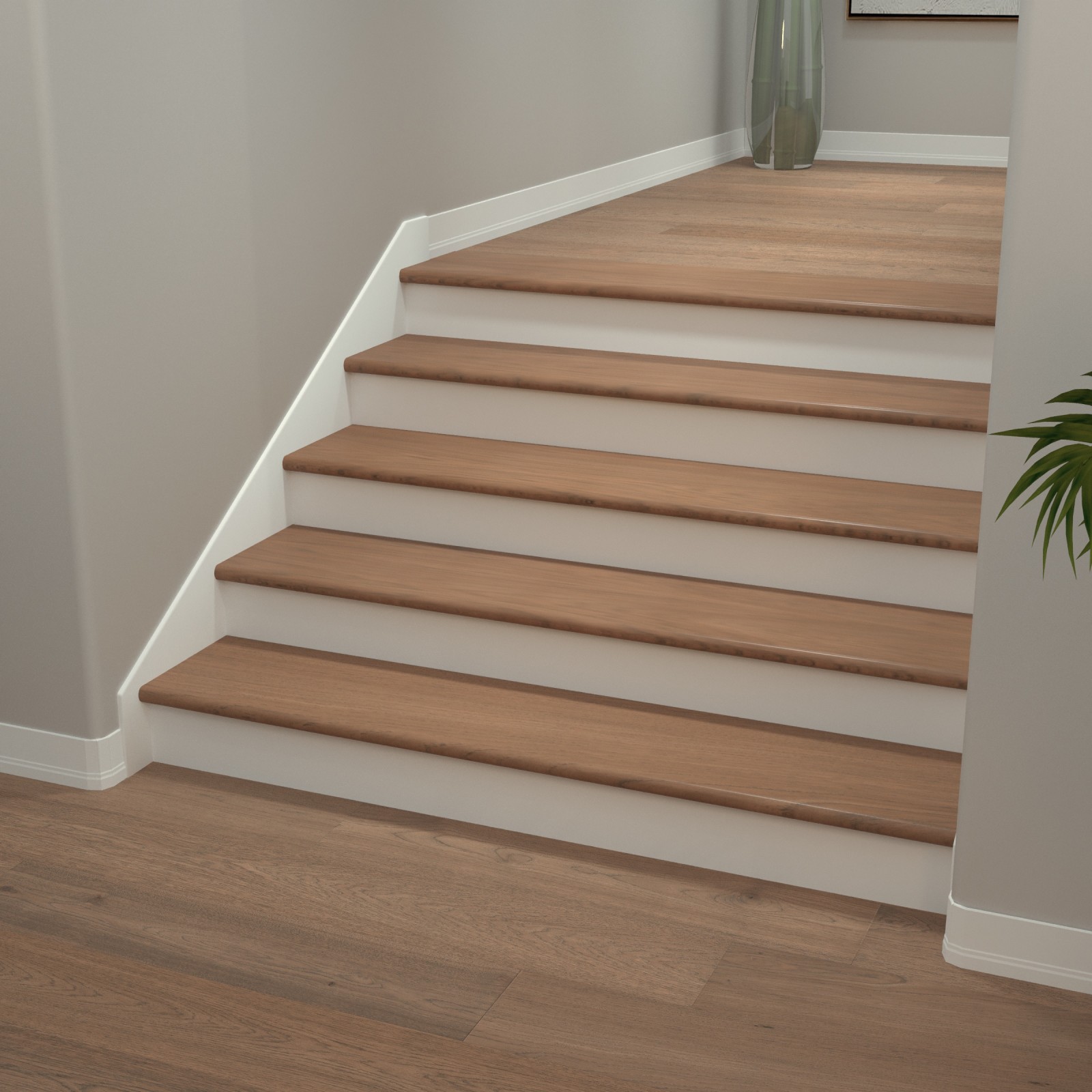Shaded Hickory Stair Tread view 4