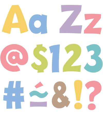 Good to Grow Summer Morning 4" Playful Ready Letters® Uppercase/Lowercase Combo Pack