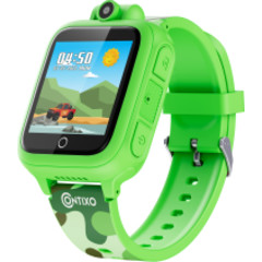 KW1 Smart Watch for Kids with Educational Games, HD Touch Screen, Camera, and MP3 Music Player, Green
