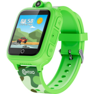 KW1 Smart Watch for Kids with Educational Games, HD Touch Screen, Camera, and MP3 Music Player, Green
