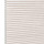 Beige pleated cellular (honeycomb) shade, horizontal ridges with visible open cells at left edge; fully lowered and closed, softly diffusing daylight in a neutral, featureless interior close-up.