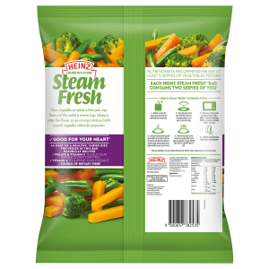  Heinz Steam Fresh® Beans, Carrots & Broccoli 450g 