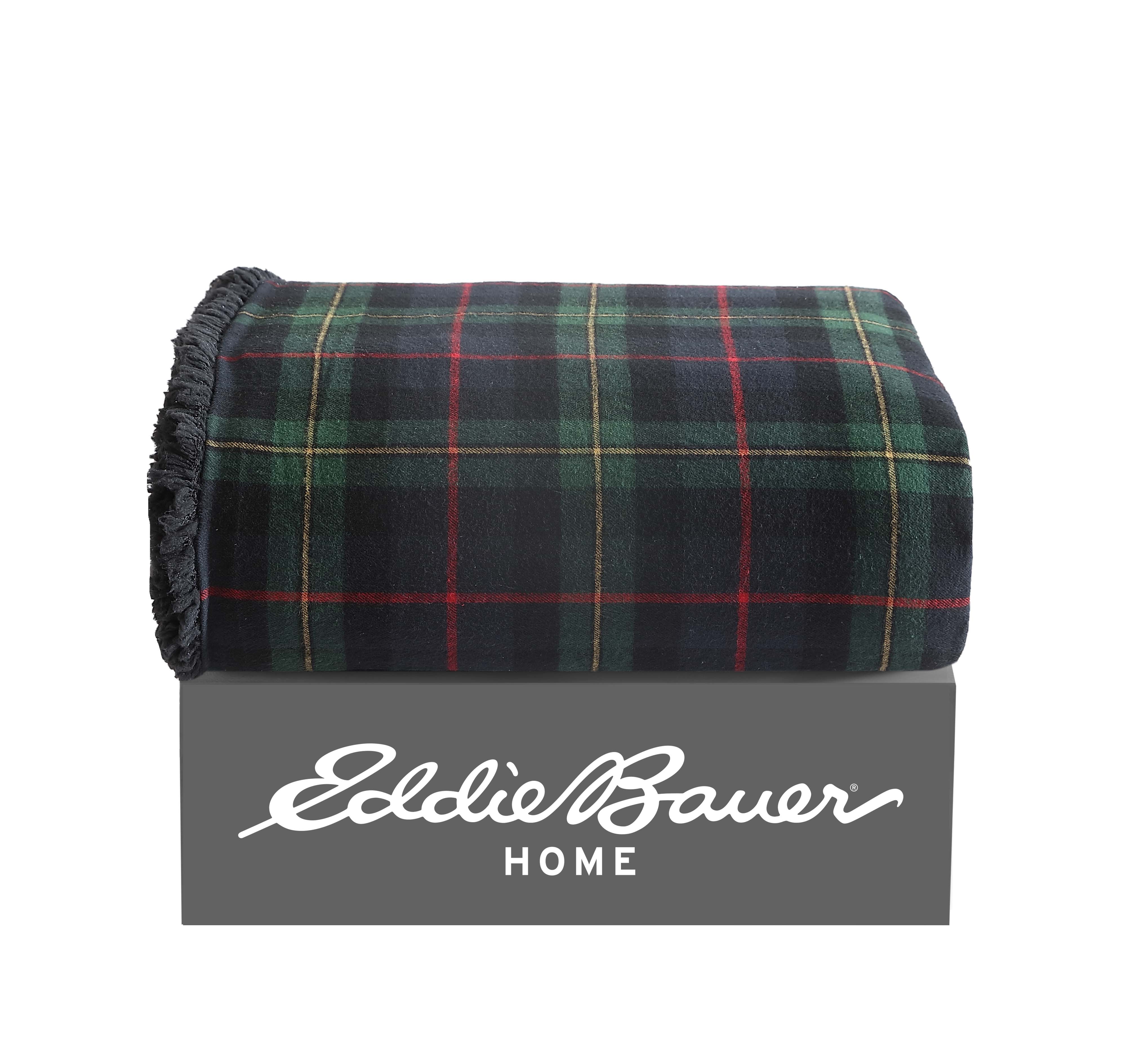 Eddie Bauer Plush-Fleece Throw Blanket