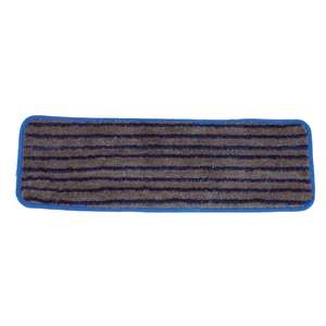 Hillyard, Scrubber Microfiber Hook & Loop Mop, 18"W, Gray