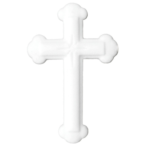 White Ornate Cross Made Simply™ Dec-Ons® Decorations