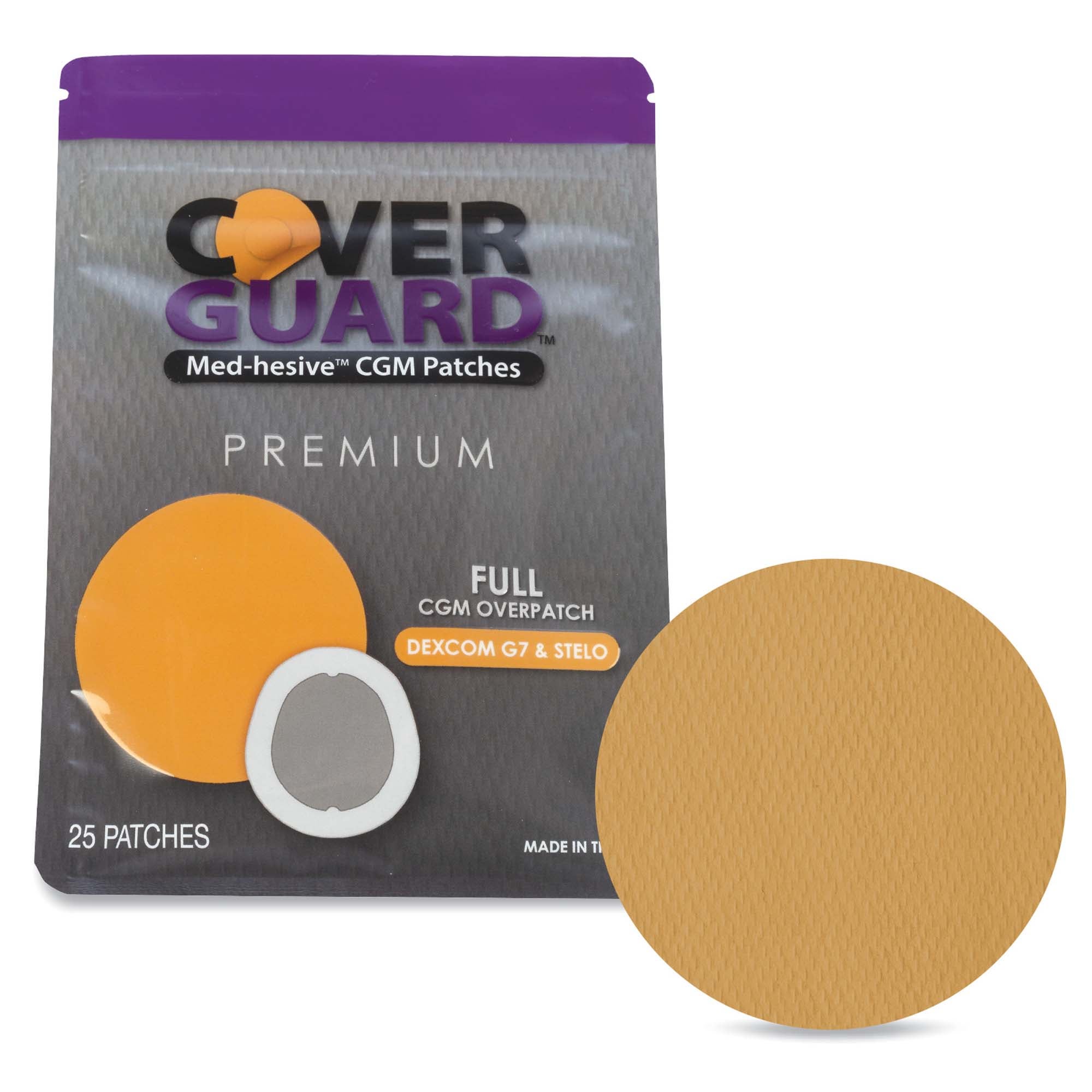 Sensor Overpatch CoverGuard Tan For Dexcom G7 Sensor