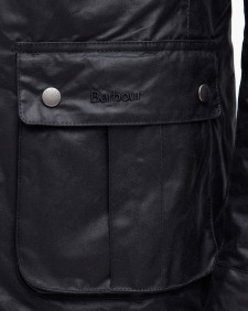 Duke Waxed Jacket Classic Black