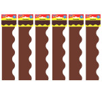 TREND Chocolate Terrific Trimmers&reg;, 39 Feet Per Pack, 6 Packs T-92351-6