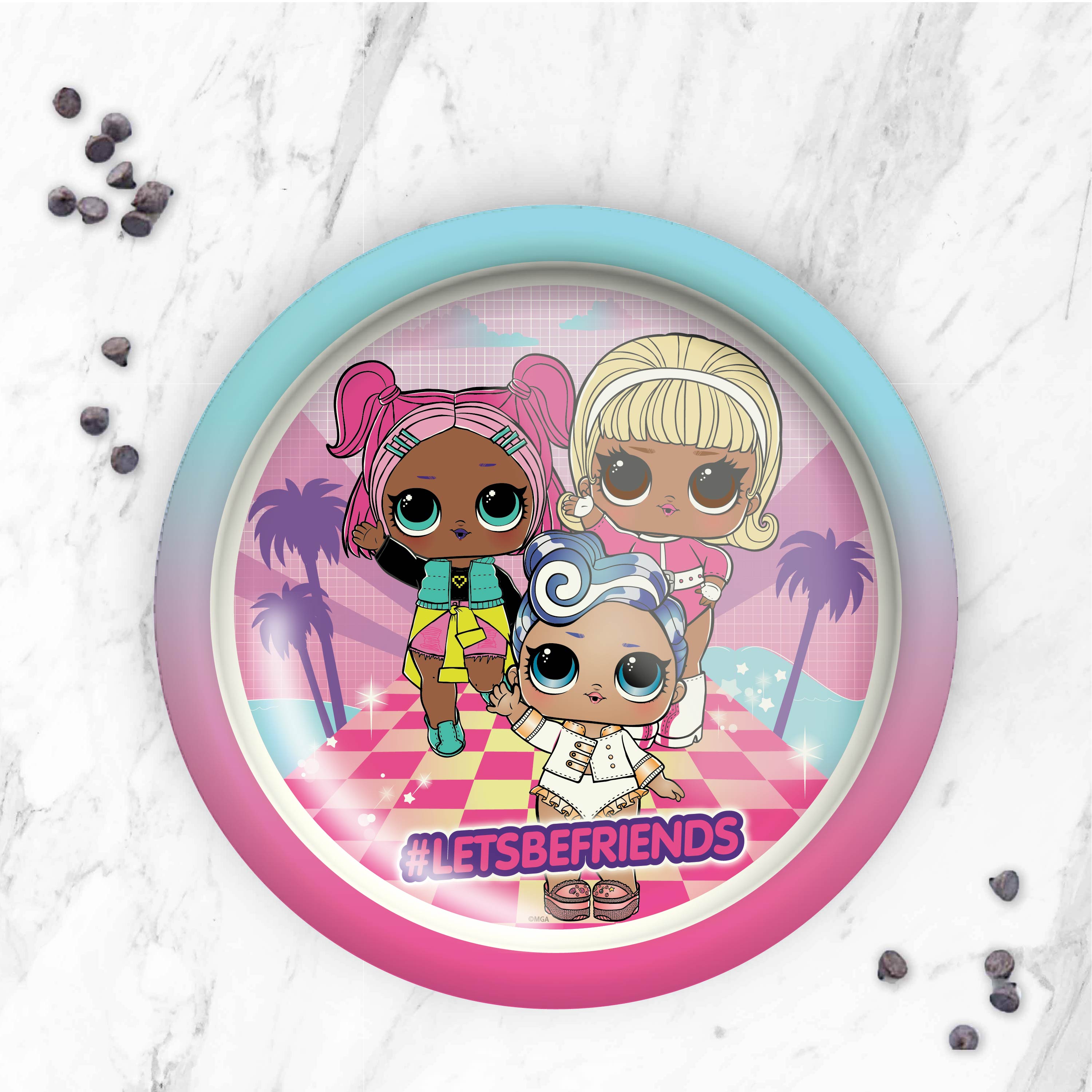 LOL Surprise Kids Plate and Bowl Set, Favorite Characters, 2-piece set slideshow image 6 LOL Surprise Kids Plate and Bowl Set, Favorite Characters, 2-piece set slideshow image 6