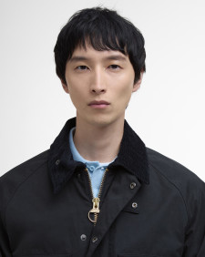 Sugarlump Bedale Peached Casual Jacket Classic Navy