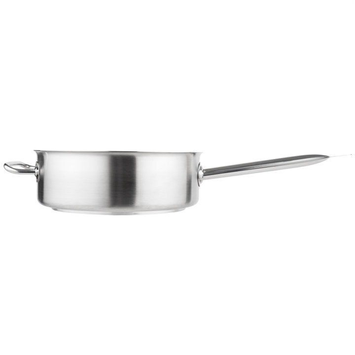 6-quart Intrigue® stainless steel sauté pan in mirror finish