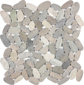 Uptown Vitality Mica 12×12 Flat Pebble Mosaic Matte