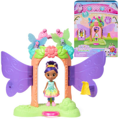 Gabby's Dollhouse Fairylandia, Fairy Magic Reveal Playset with Transforming Feature and Dollhouse Accessories, Kids Toys for Girls & Boys Ages 3 and Up