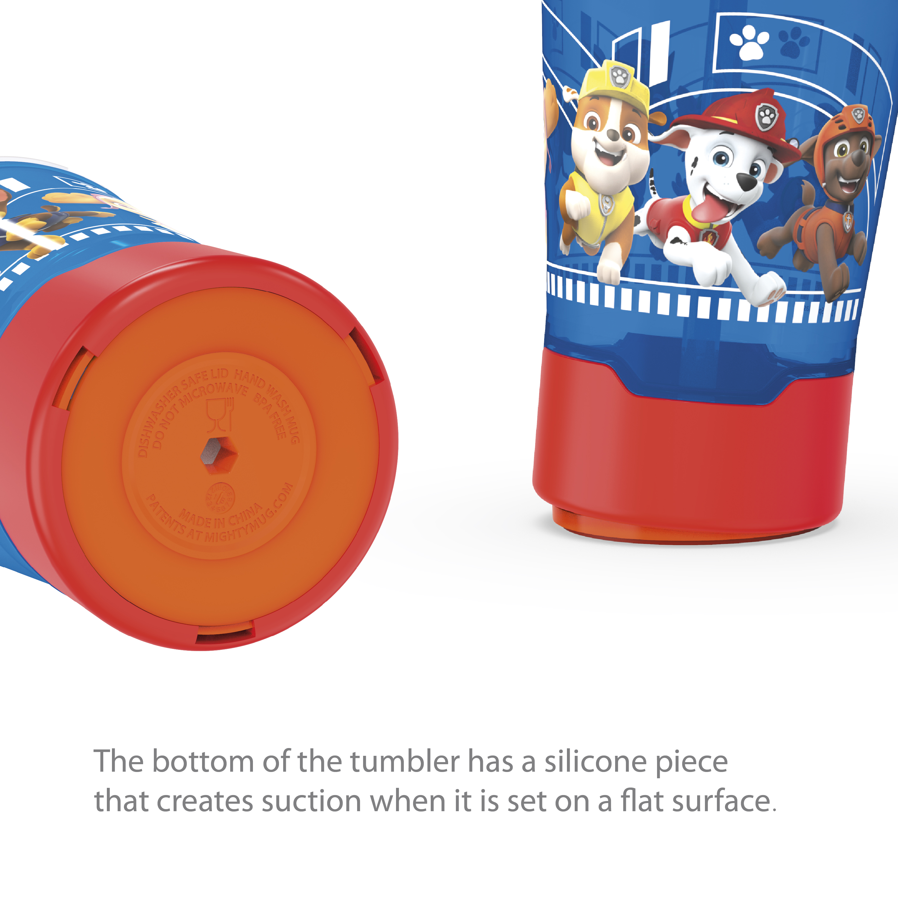 Paw Patrol 16 ounce Mighty Mug Tumbler with Straw, Chase, Marshall & Friends slideshow image 6 Paw Patrol 16 ounce Mighty Mug Tumbler with Straw, Chase, Marshall & Friends slideshow image 6