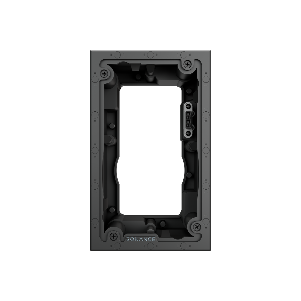 VX 4" RECTANGLE FLEX FRAME AND PLUG (GRILLE NOT INCLUDED) (1 PAIR)
