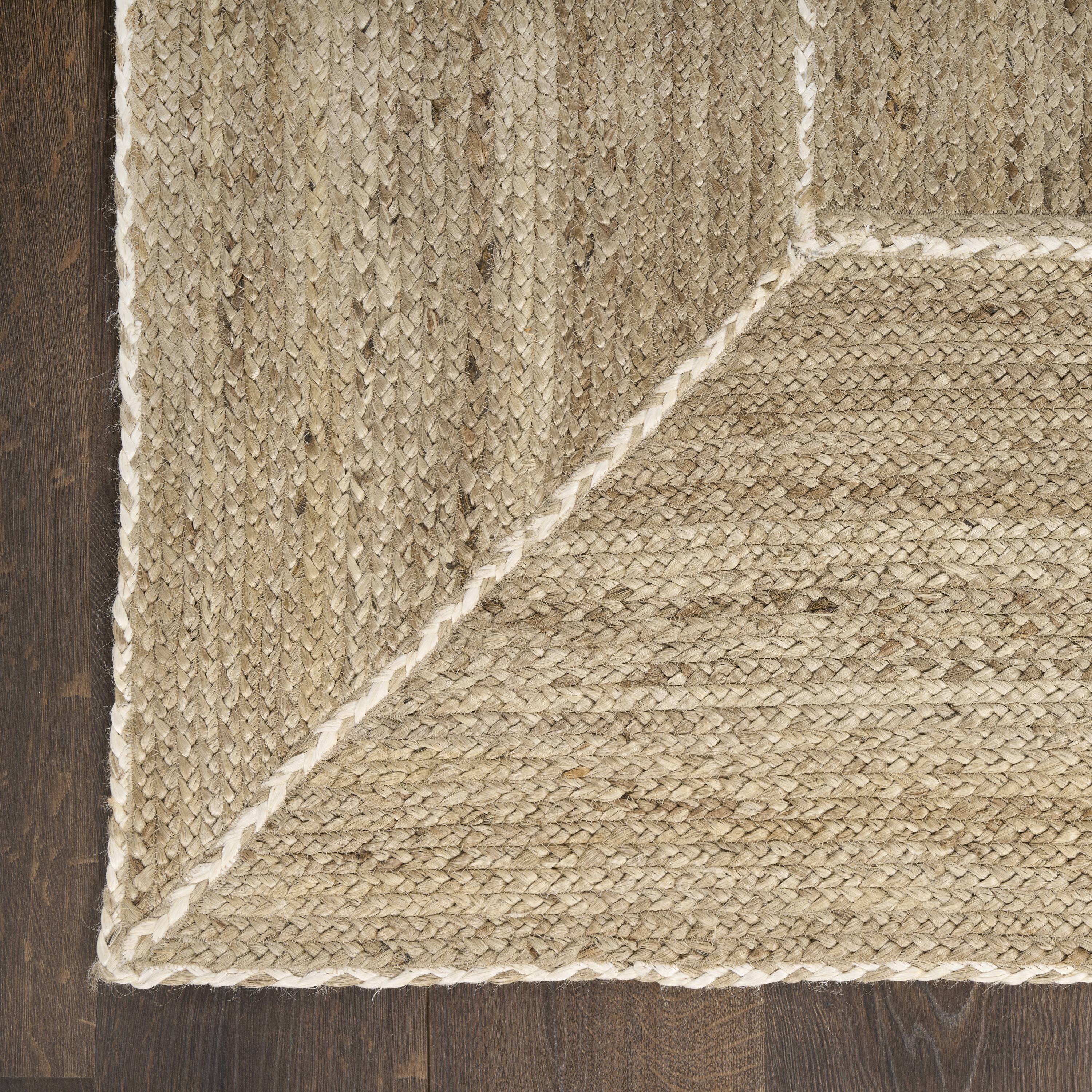Nourison Terrazzo Jute 2' x 3' Natural Grey Farmhouse Indoor Rug