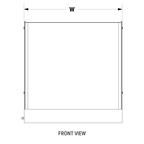 Engineering front view