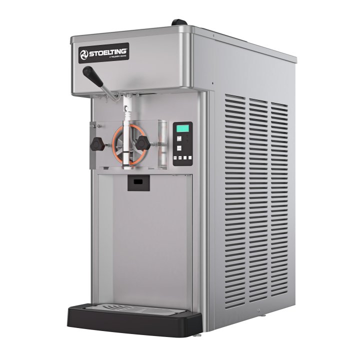 3-gallon 220-to 240-volt air-cooled gravity-fed single-flavor soft serve countertop machine