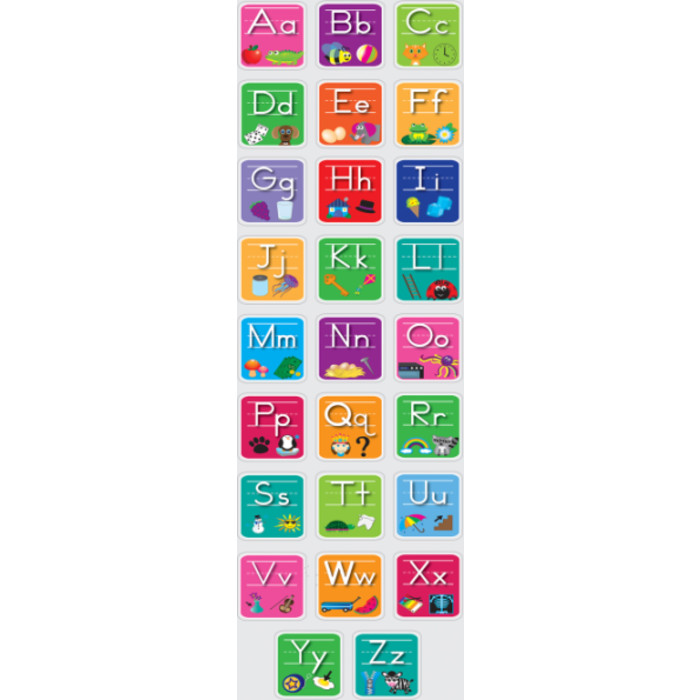 The Original Fun Mat&trade;, Sensory Spots&trade;, 4" Full English Alphabet Set, 26 Pieces