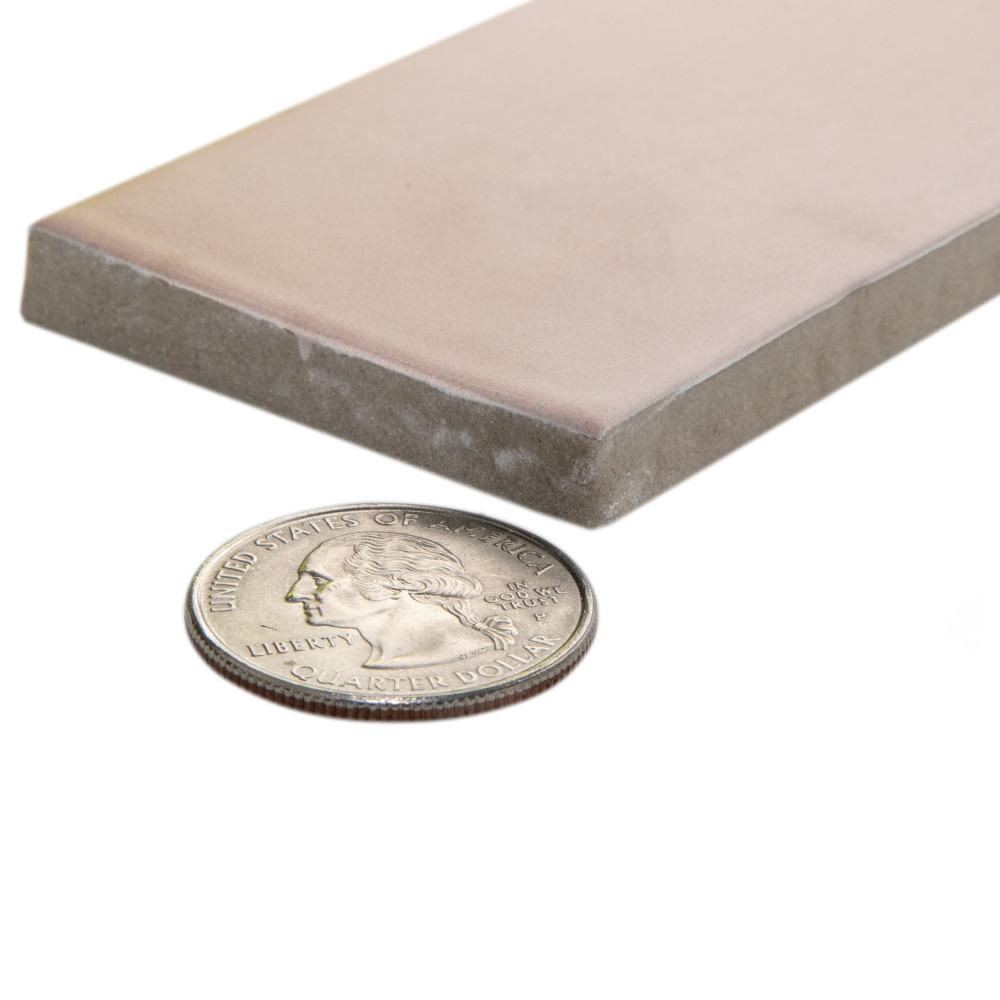 Coco Matte Orchard Pink 2 in. x 5-7/8 in. Porcelain Floor and Wall Tile