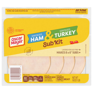 Sub Kit with Smoked Ham & Turkey