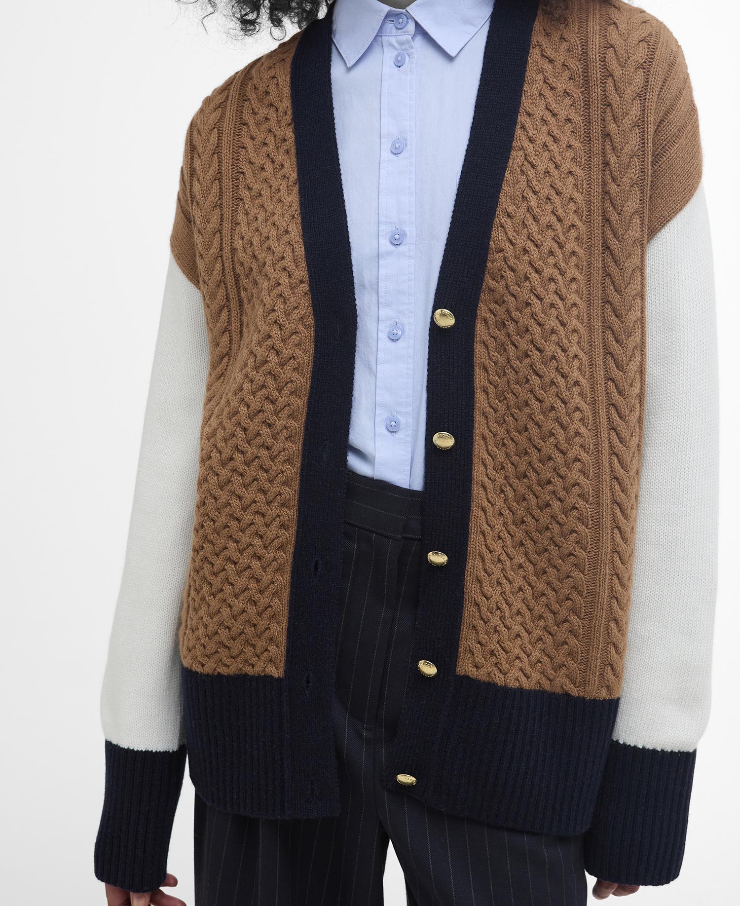 Cardigan Marcy Cable-Knit image number 4