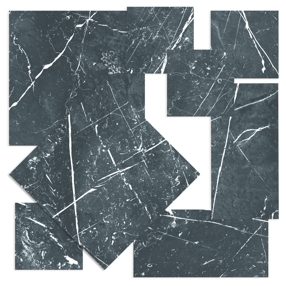 Timeless Marquina Natural Modular 39-3/8 in. x 39-3/8 in. Porcelain Floor and Wall Tile